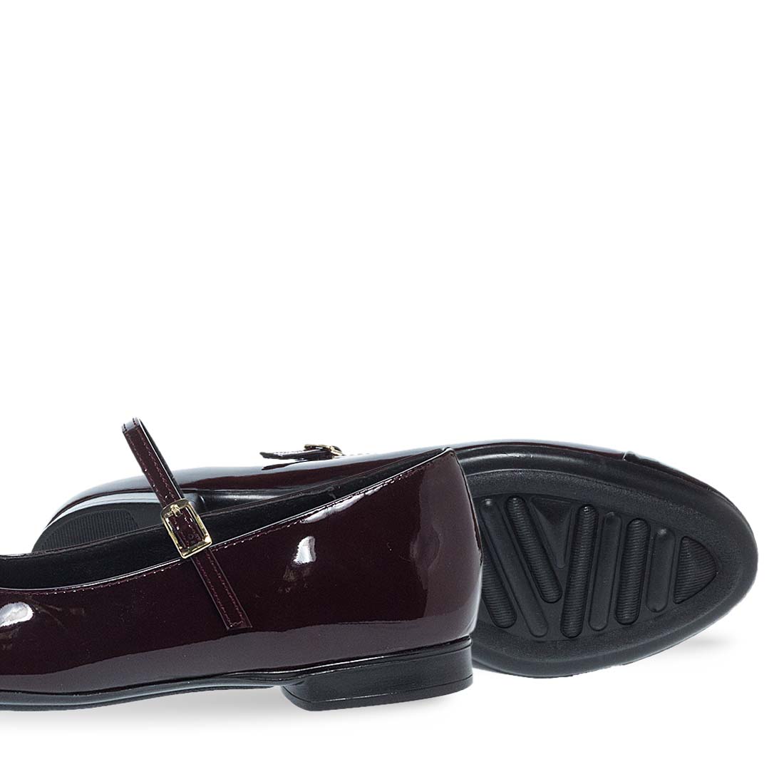 Women's Mary Jane Shoes Maison Minrelle 13230005 - ΜΠΟΡΝΤΩ